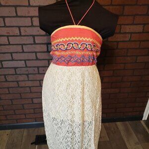 Flying Tomato Lace Maxi Dress